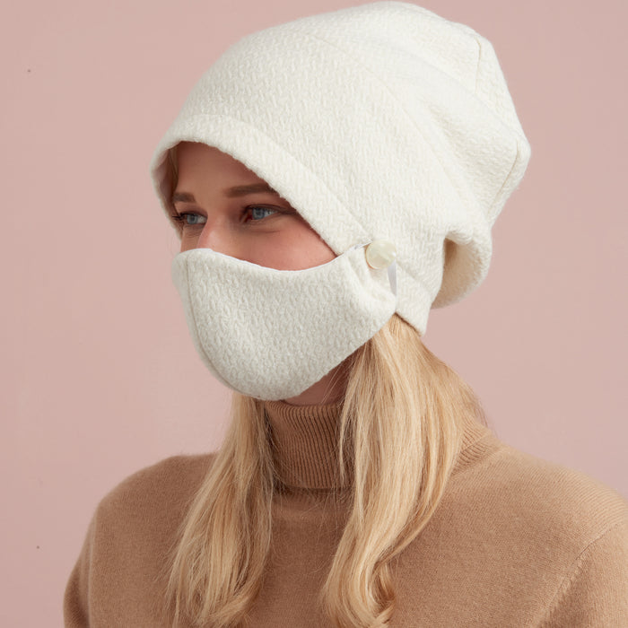 S9368 Hat and Mask Sets, Hooded Infinity Scarf and Mask. Size: S-XL