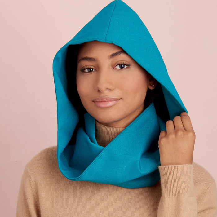 S9368 Hat and Mask Sets, Hooded Infinity Scarf and Mask. Size: S-XL