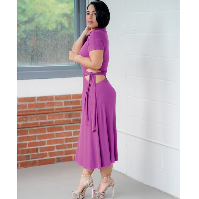 S9370 Misses' Knit Dress with Sleeve and Length Variations. Size: 32-50