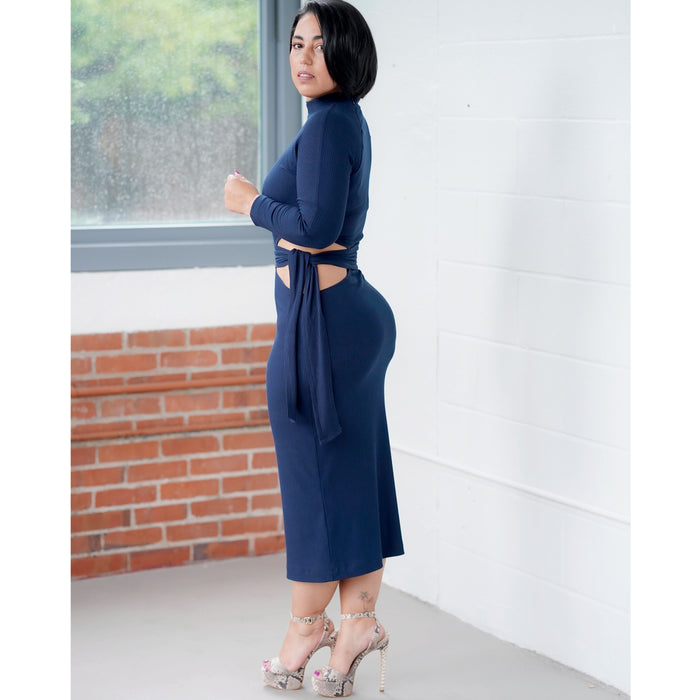 S9370 Misses' Knit Dress with Sleeve and Length Variations. Size: 32-50