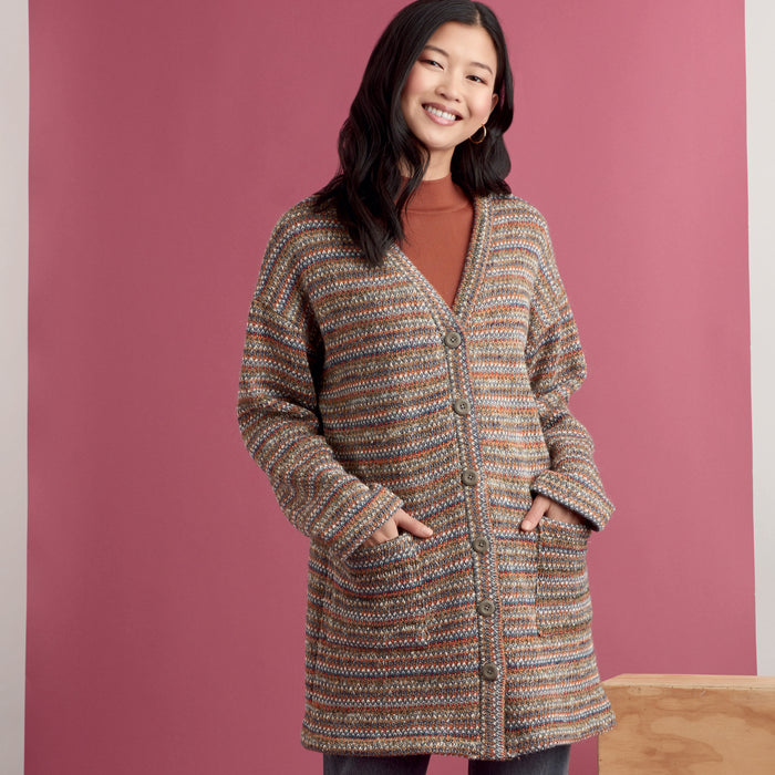 S9373 Misses' Knit Cardigans. Size: XXS-XXL (30-52)
