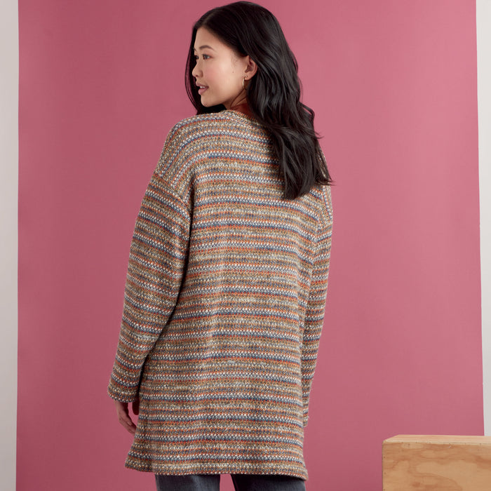 S9373 Misses' Knit Cardigans. Size: XXS-XXL (30-52)