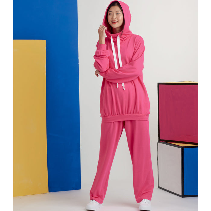 S9379 Unisex Oversized Knit Hoodies, Pants and Tees. Size: XS-XXL (30-52)