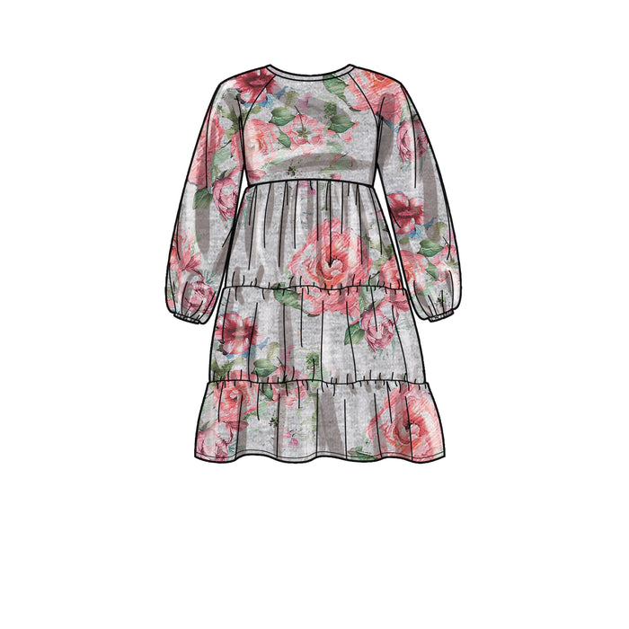 S9380 Misses' Sweatshirt Dresses. Size: XS-XL (32-50)