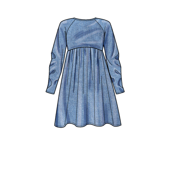 S9380 Misses' Sweatshirt Dresses. Size: XS-XL (32-50)