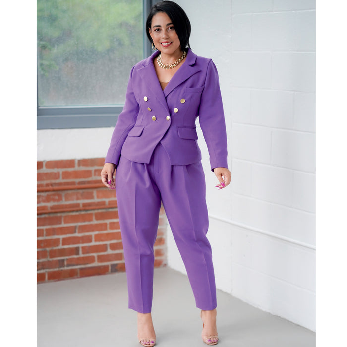 S9381 Misses' and Women's Lined Jacket, Pants and Shorts. Size: 36-54