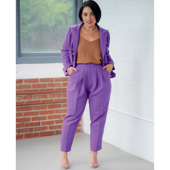 S9381 Misses' and Women's Lined Jacket, Pants and Shorts. Size: 36-54