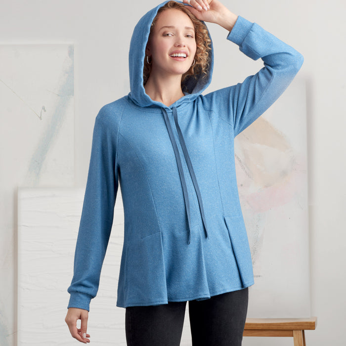 S9384 Misses' Sweatshirts. Size: 32-50