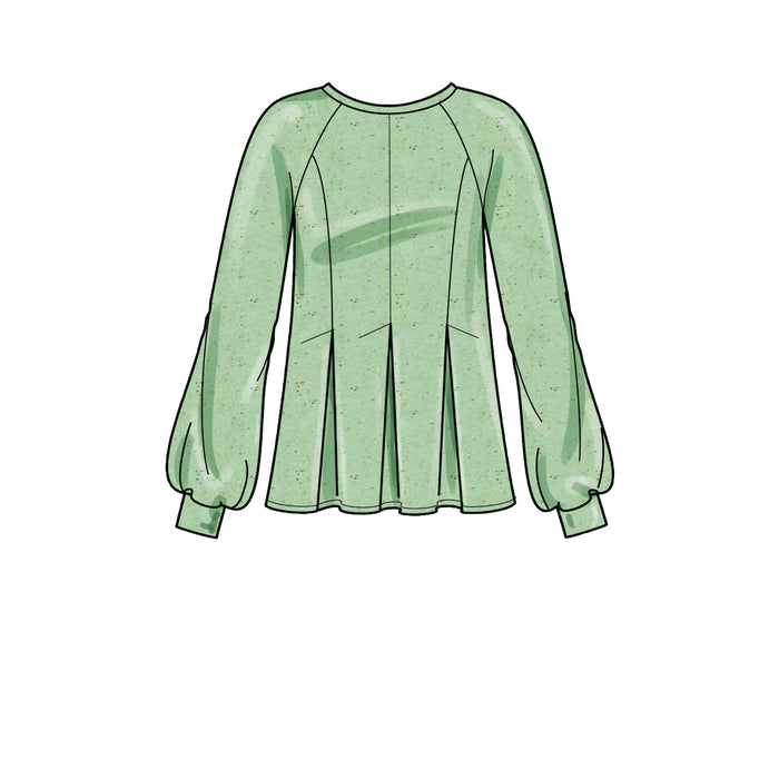 S9384 Misses' Sweatshirts. Size: 32-50