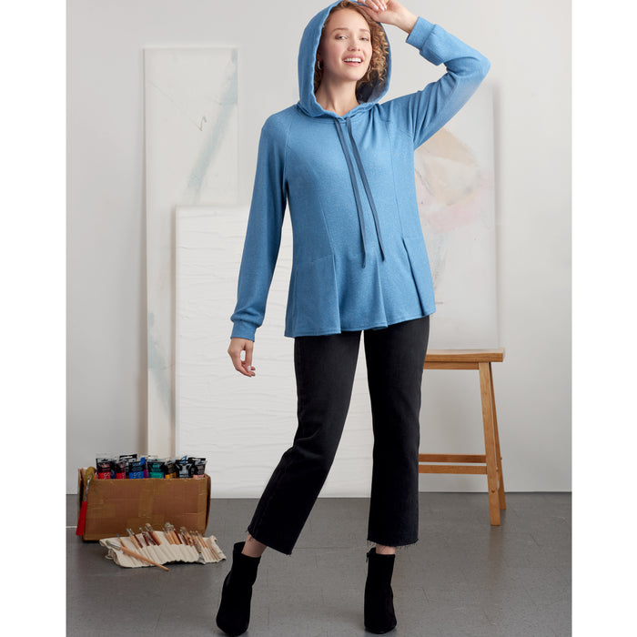 S9384 Misses' Sweatshirts. Size: 32-50