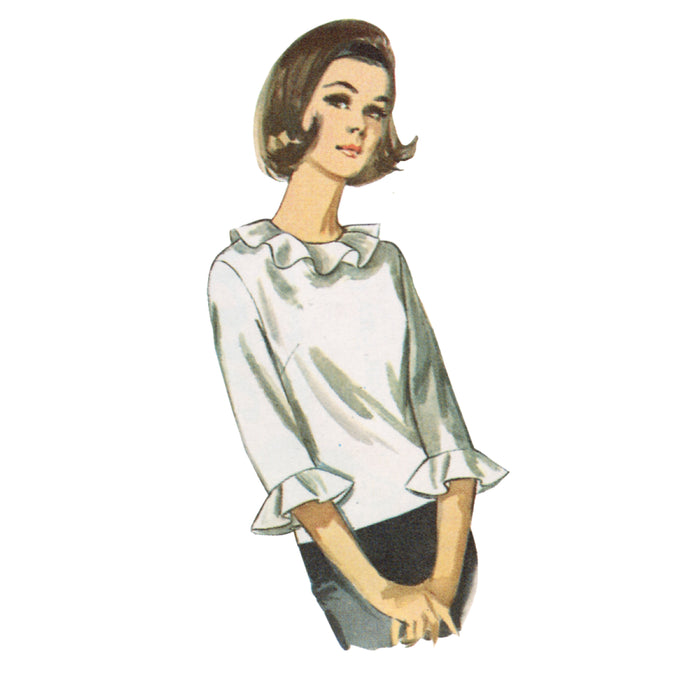 S9386 Misses' Set of Blouses. Size: 32-50