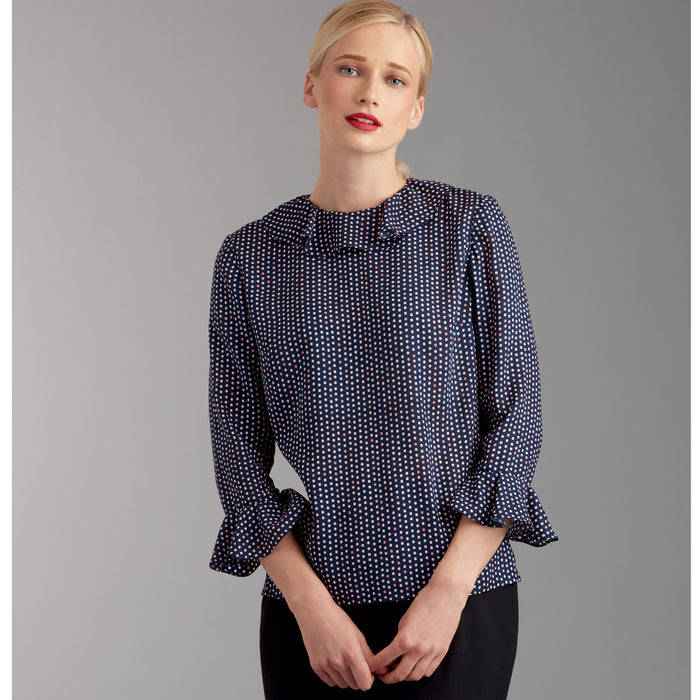 S9386 Misses' Set of Blouses. Size: 32-50
