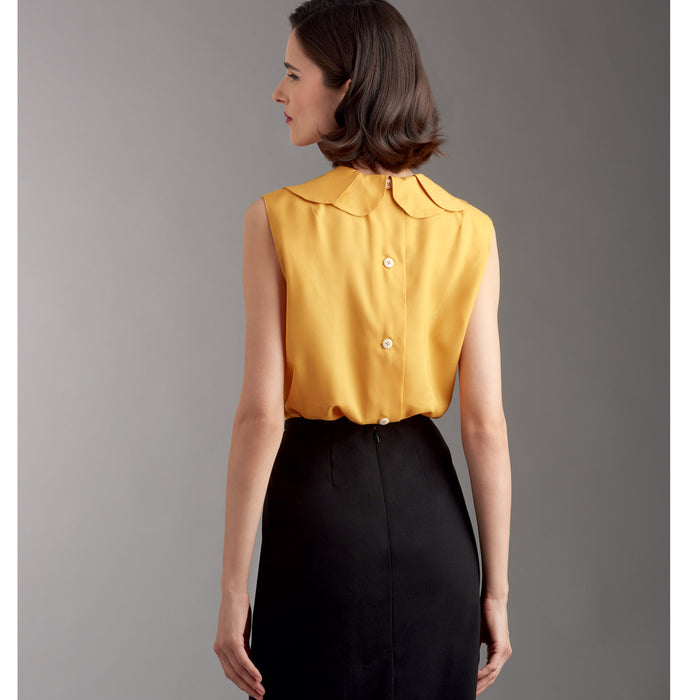 S9386 Misses' Set of Blouses. Size: 32-50