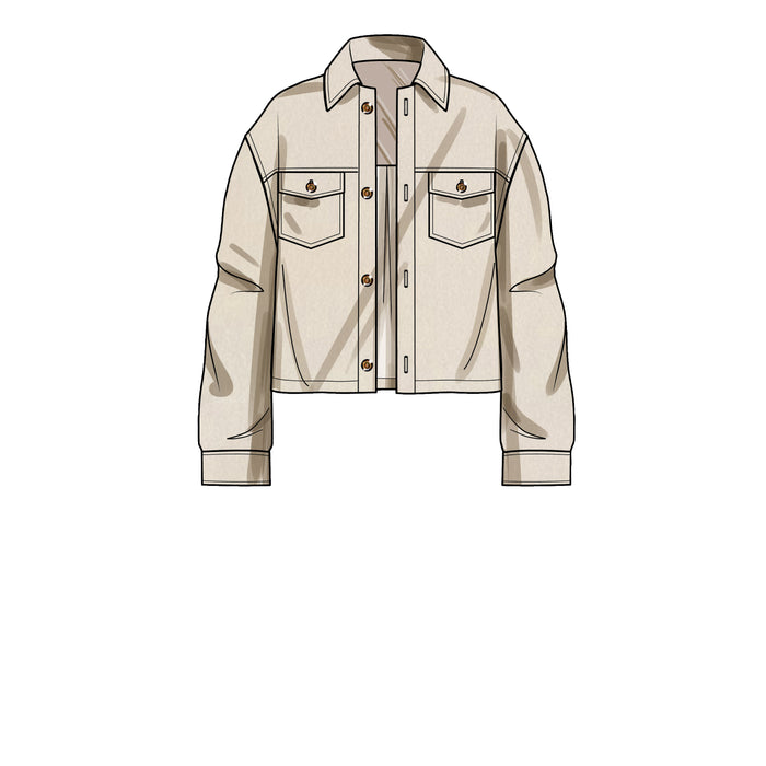 S9388 Unisex Shirt Jackets. Size: XXS-XXL (28-52)