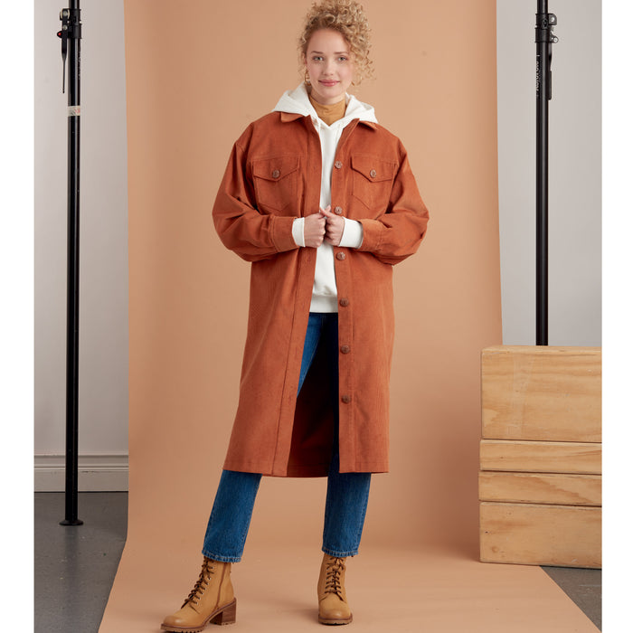 S9388 Unisex Shirt Jackets. Size: XXS-XXL (28-52)