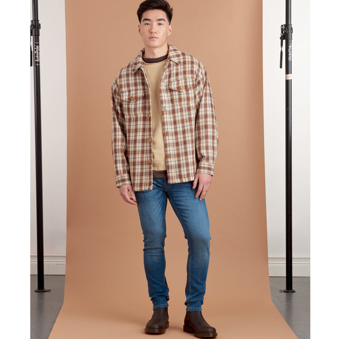 S9388 Unisex Shirt Jackets. Size: XXS-XXL (28-52)