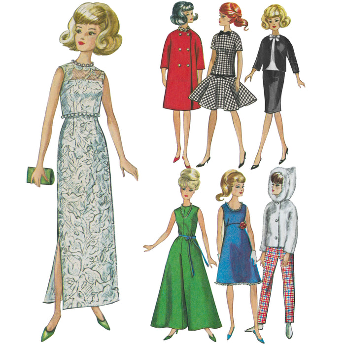 S9396 Vintage Doll Clothes for 11-1/2" Doll