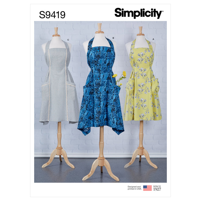S9419 Misses' Aprons - Size: XS-XL