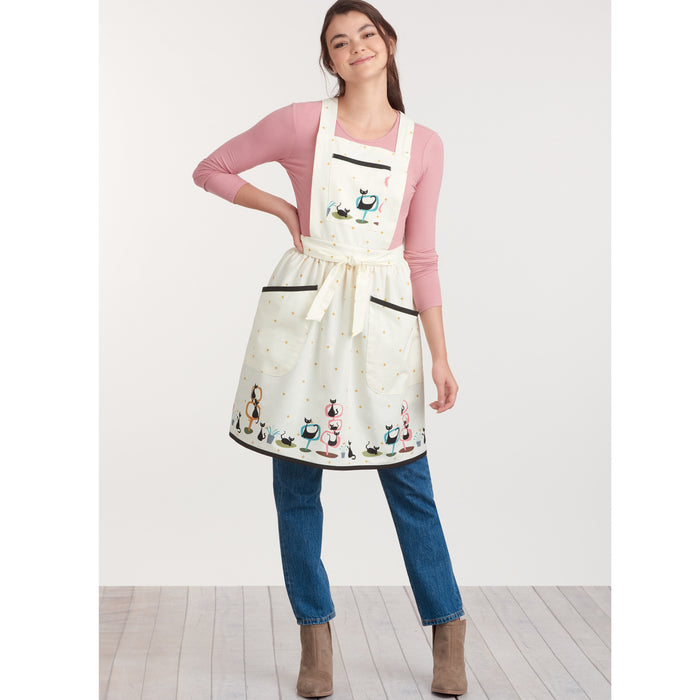 S9435 Misses' Aprons. Size: XS-XL