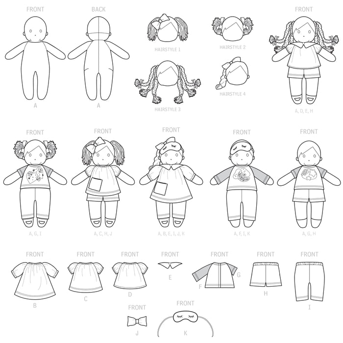 S9440 Plush Dolls with Clothes