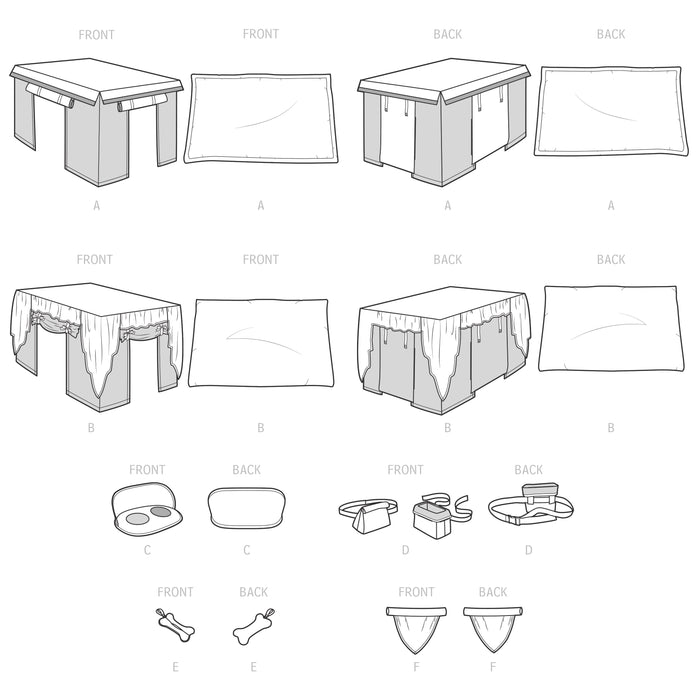 S9446 Pet Crate Covers in Three Sizes and Accessories