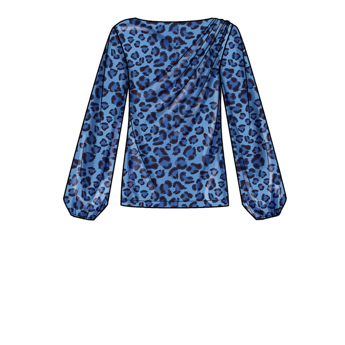S9451 Misses' Knit Tops. Size: 32-48