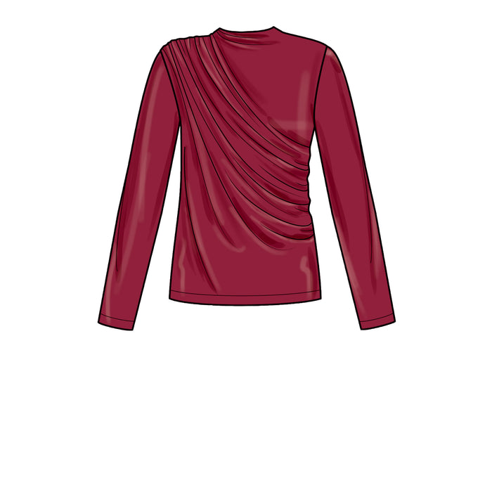 S9451 Misses' Knit Tops. Size: 32-48