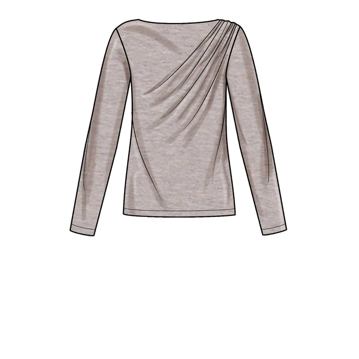 S9451 Misses' Knit Tops. Size: 32-48
