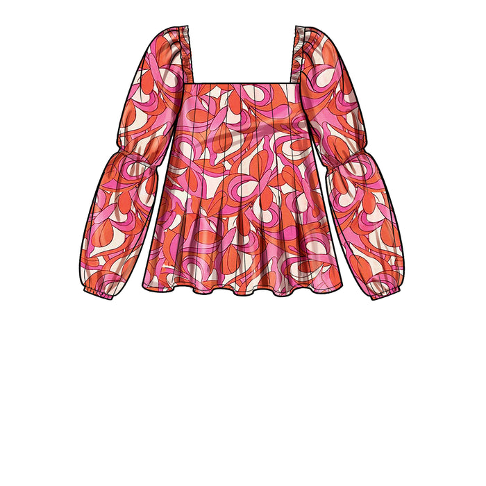 S9452 Misses' Tops. Size: 32-50