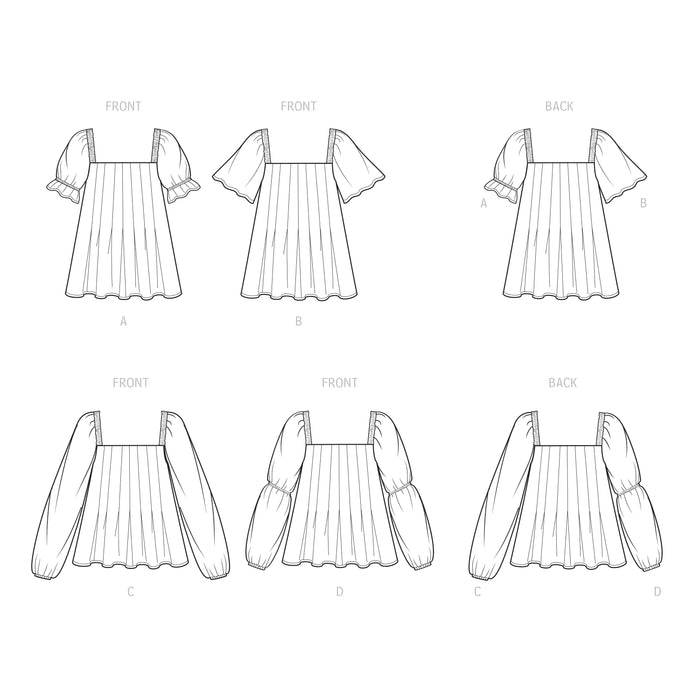 S9452 Misses' Tops. Size: 32-50