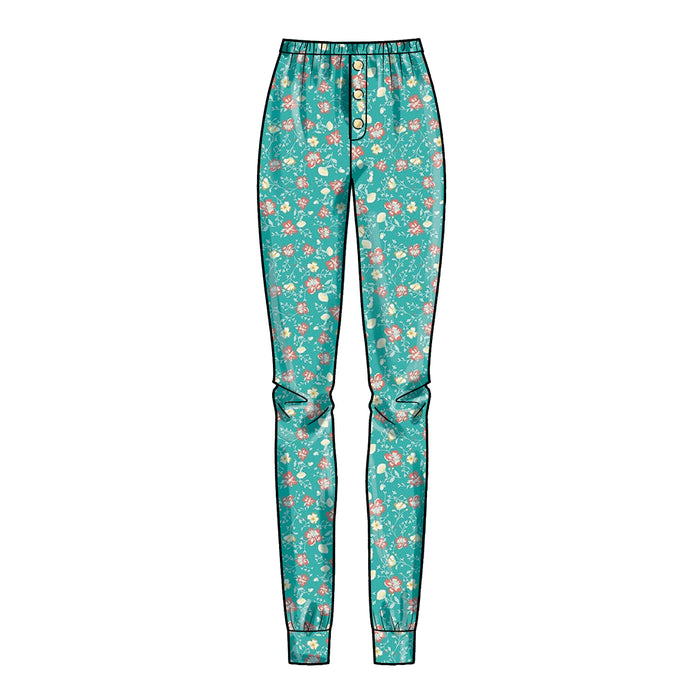 S9455 Misses', Men's and Children's Knit Pants and Top. Size: XS-L/XS-XL