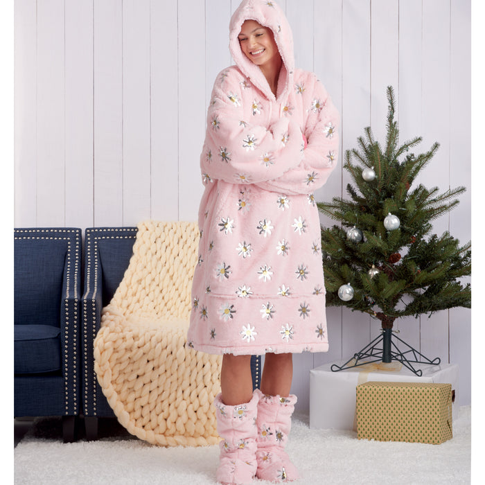S9456 Unisex Oversized Hoodies, Pants and Booties. Size: XS-XL (30-48)