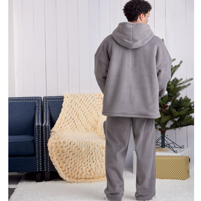 S9456 Unisex Oversized Hoodies, Pants and Booties. Size: XS-XL (30-48)