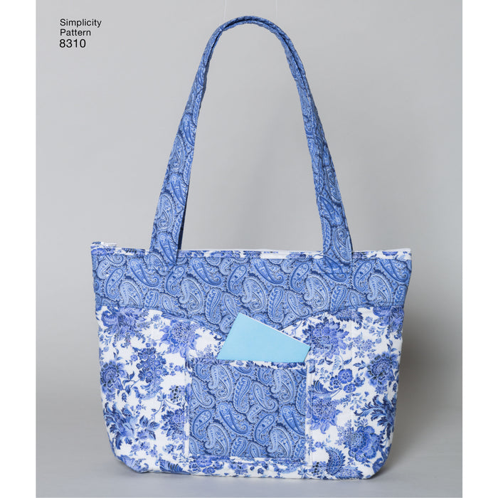 8310 Quilted Bags in Three Sizes. Size: One size