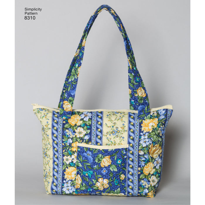 8310 Quilted Bags in Three Sizes. Size: One size