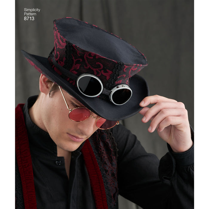 8713 Men's Hats in Three Sizes. Size: S-L