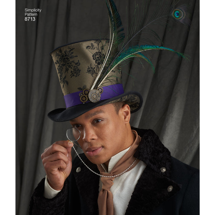 8713 Men's Hats in Three Sizes. Size: S-L