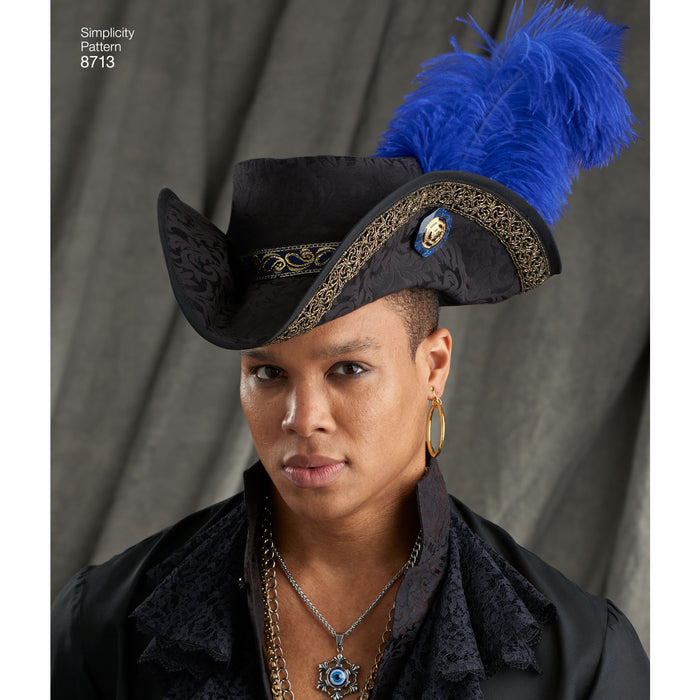 8713 Men's Hats in Three Sizes. Size: S-L