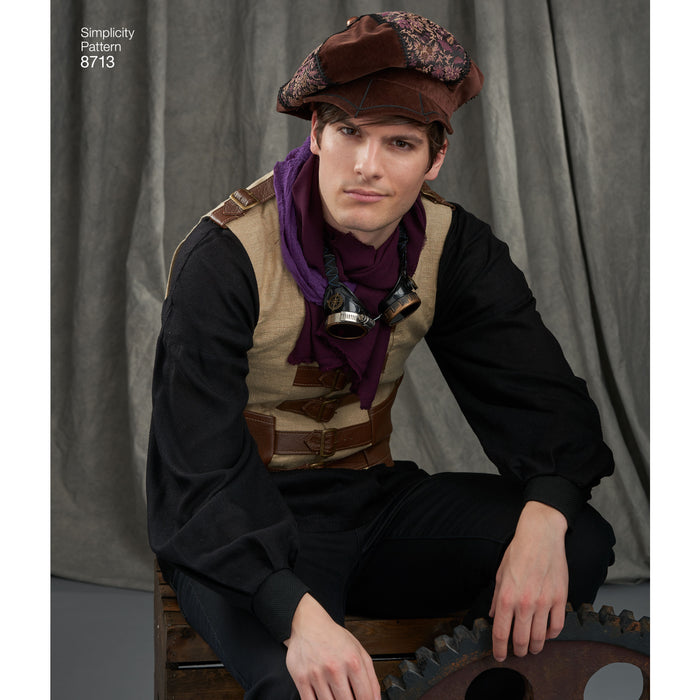 8713 Men's Hats in Three Sizes. Size: S-L