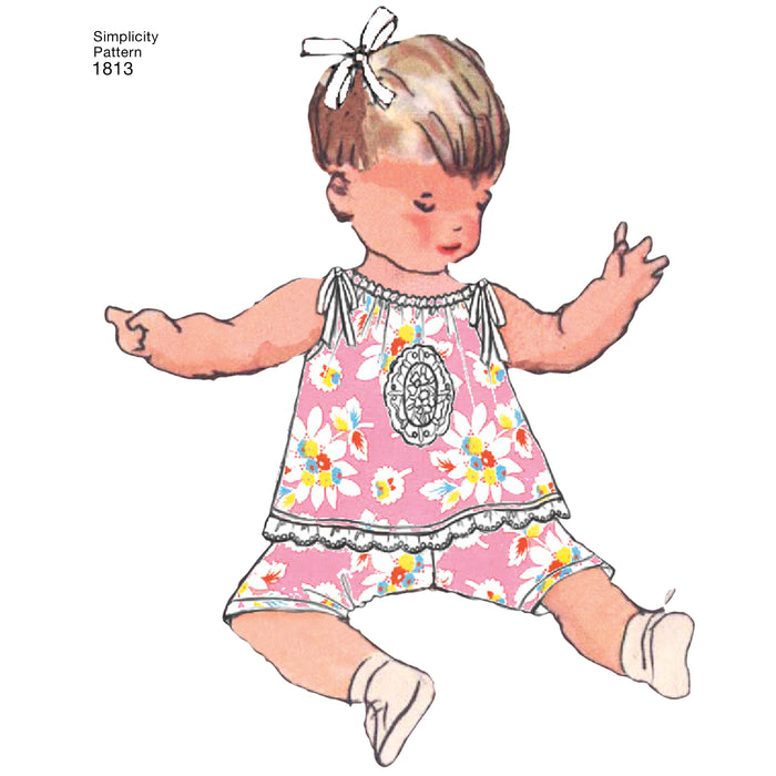 1813 Babies' Vintage Dress & Separates. Size: XXS-L (0-18 m)