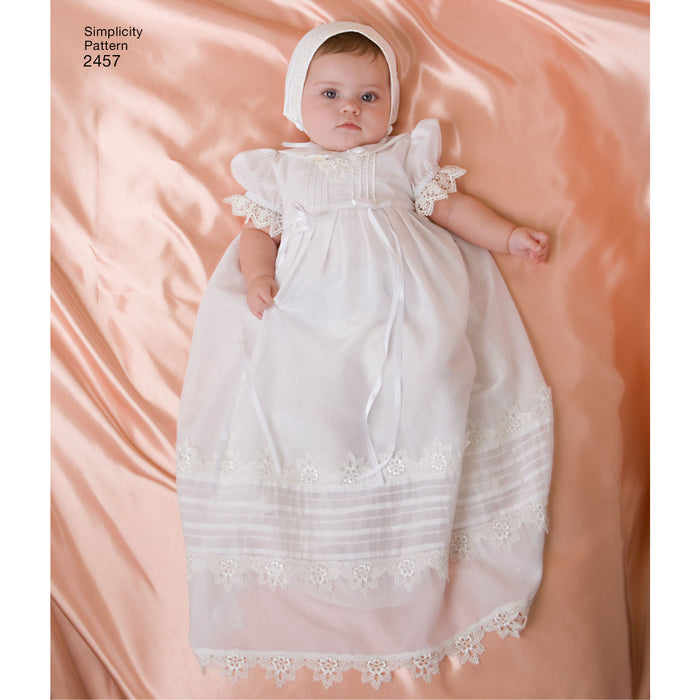 2457 Babies' Special Occasion. Size: XXS-M (0-12 m)