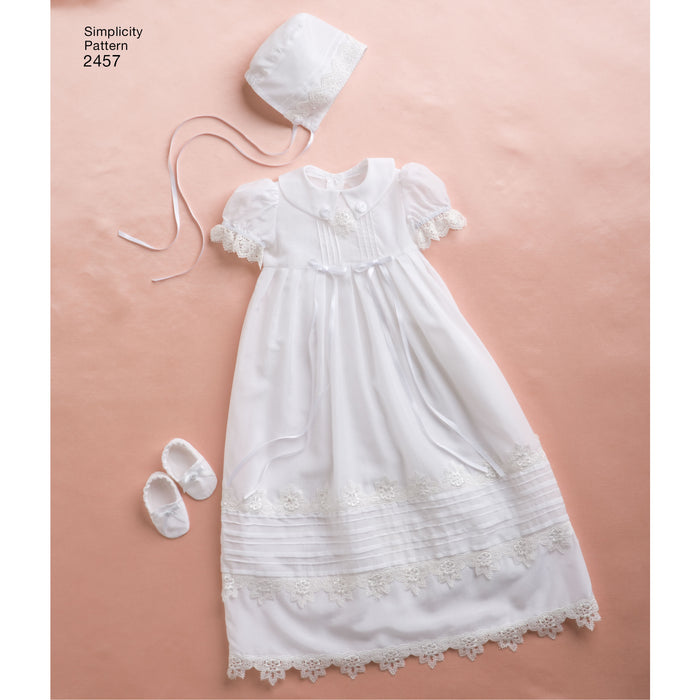2457 Babies' Special Occasion. Size: XXS-M (0-12 m)