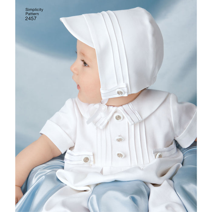 2457 Babies' Special Occasion. Size: XXS-M (0-12 m)