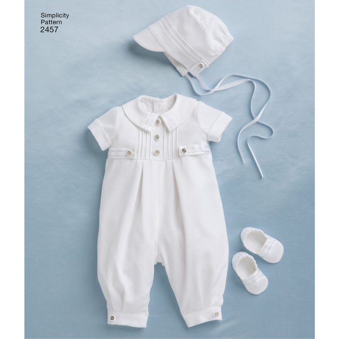 2457 Babies' Special Occasion. Size: XXS-M (0-12 m)