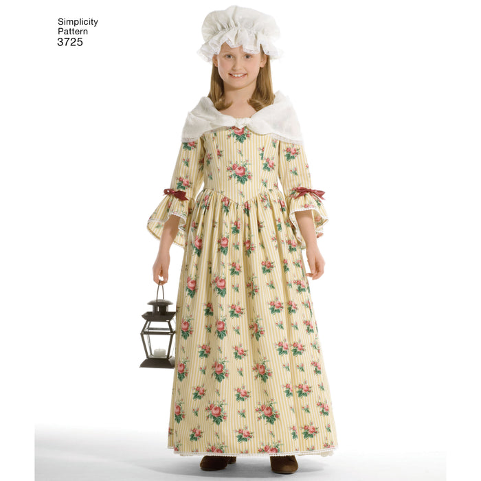 3725 Child's & Girls' Costumes. Size: 3-14 y