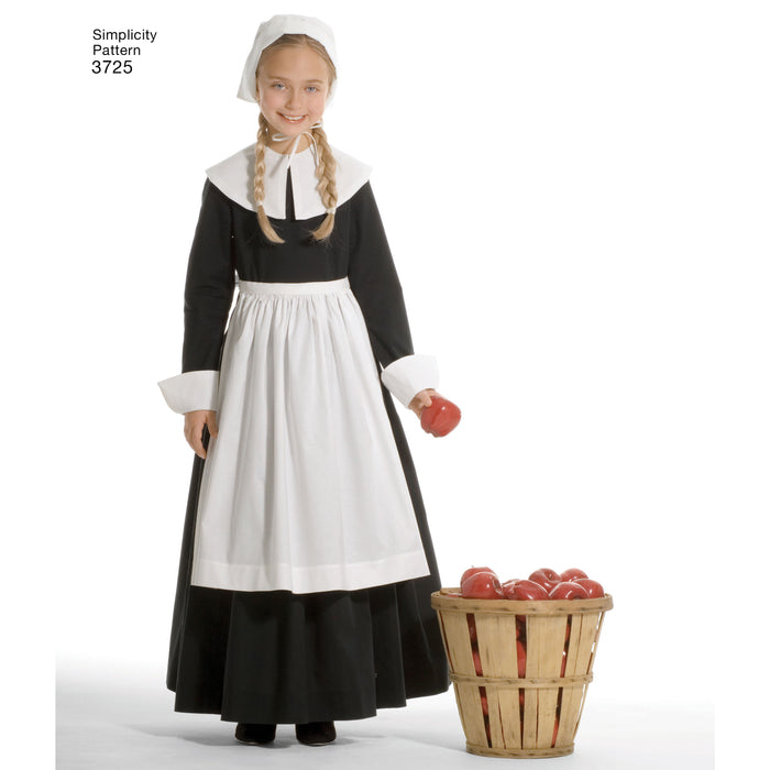 3725 Child's & Girls' Costumes. Size: 3-14 y