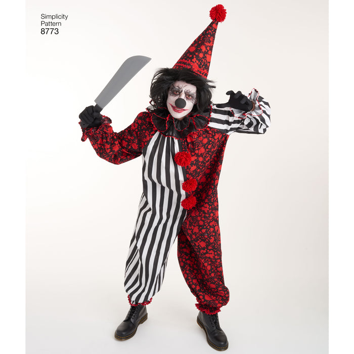 8773 Misses', Men's and Teens' Costumes. Size: XS-XL