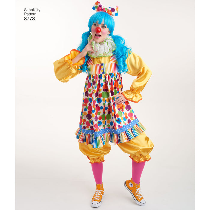 8773 Misses', Men's and Teens' Costumes. Size: XS-XL