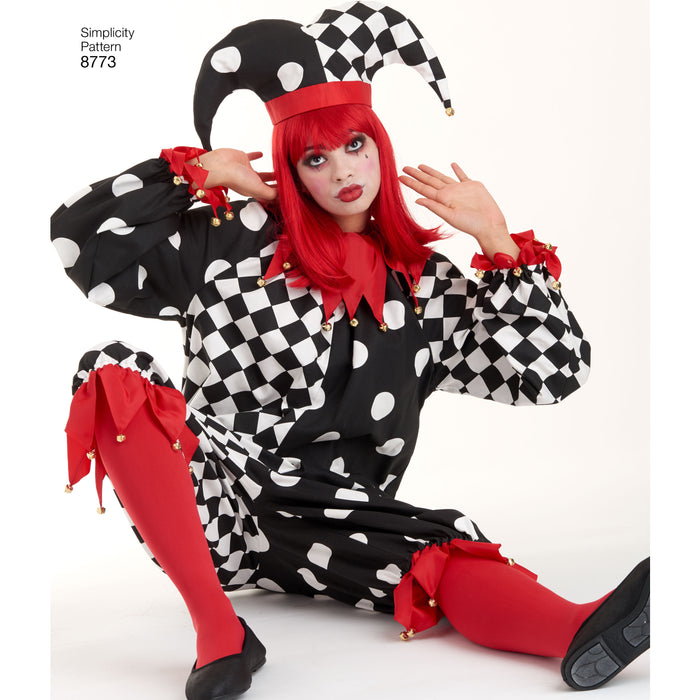 8773 Misses', Men's and Teens' Costumes. Size: XS-XL