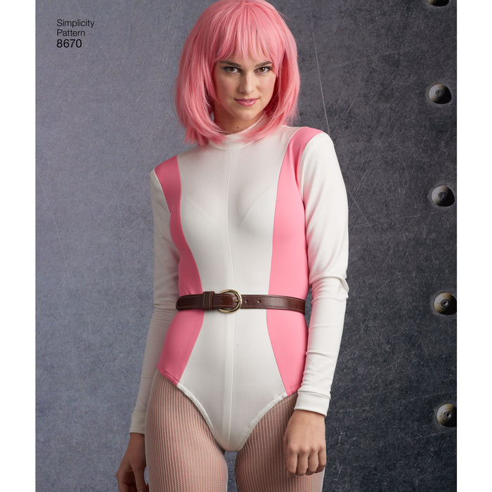 8670 Misses' Knit Costume. Size: 32-50